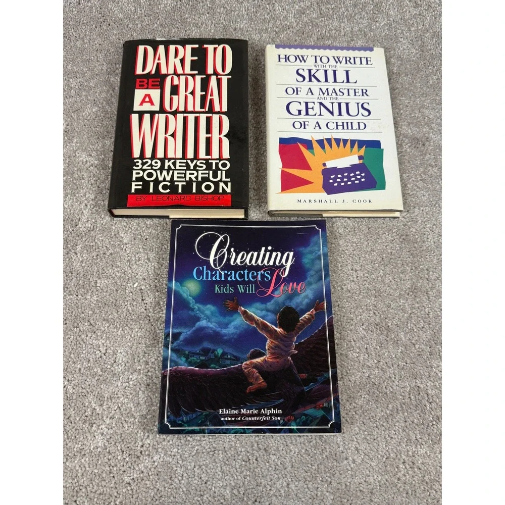 Writing Books Collection: Dare to Be Great Writer, Creating Characters Kids Love